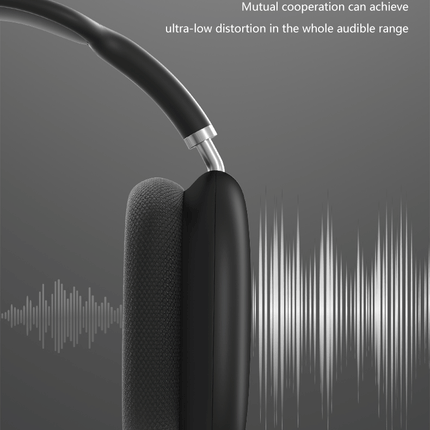 CD3- New  P9 Pro  Max Wireless Bluetooth Headphones HiFi Stereo Noise Cancelling Waterproof Mic Pods Over Ear Sports - Likeshoppe 