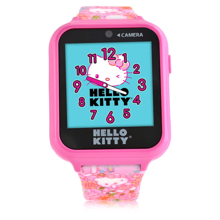 CB4- San Rio Hello Kitty Unisex Child Smart Watch with Silicone Strap with Rectangular Pink Case 42MM ( HK4152WM) - Likeshoppe 