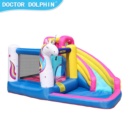 BC11- Unicorn Bounce House 420D and 840D Oxford Fabric Inflatable Bouncer with Splash Pool w/450W Blower - Likeshoppe 