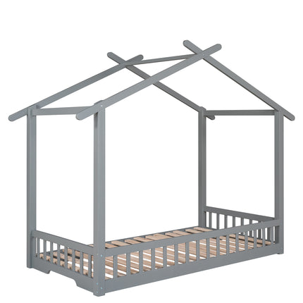 AS7- Extending House Bed, Wooden Daybed, - Likeshoppe 