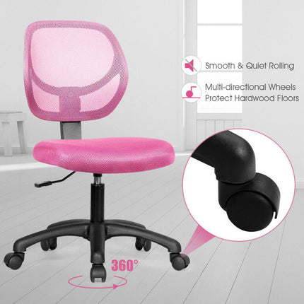 AV5- Low-back Computer Task Office Desk Chair with Swivel Casters for Kids - Likeshoppe 