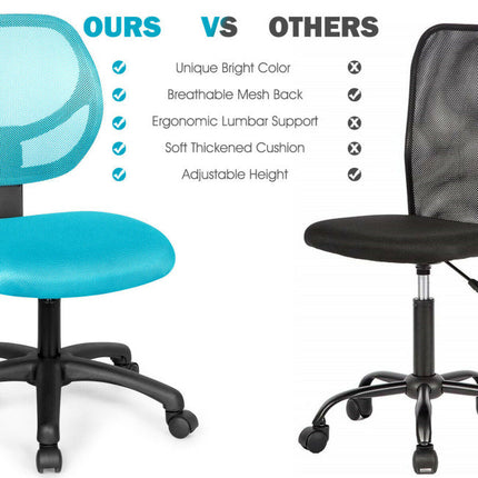 AV5- Low-back Computer Task Office Desk Chair with Swivel Casters for Kids - Likeshoppe 