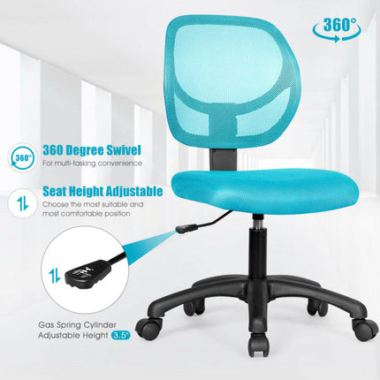 AV5- Low-back Computer Task Office Desk Chair with Swivel Casters for Kids - Likeshoppe 