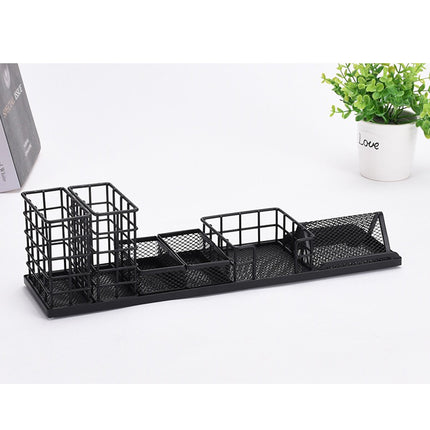 BY1- Small Desk Storage Box, Mesh Multifunctional Office Supplies 6-piece set - Likeshoppe 