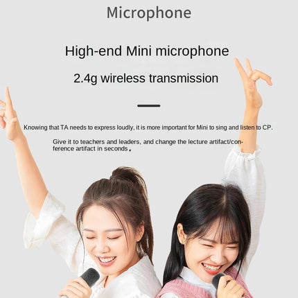 CC4- Karaoke Machine for Kids Adults,Mini Portable Blue-Tooth Karaoke Speaker with 2 Wireless Microphones and Dynamic Lights,Birthday Gift,Home KTV,Outdoor,Travel - Likeshoppe 
