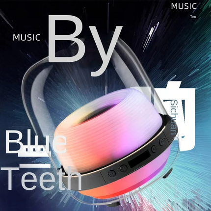 CC3- Bluetooth Speaker, Small Mini Wireless Portable Speakers with Colorful Light, HiFi Sound, Long Playtime,Gift for Women Girls Kids Daughter Sister - Likeshoppe 