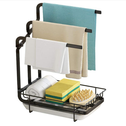 BY2- Disassembly And Assembly Of Cloth Rack, Countertop Sink, Drainage, Debris Sorting Rack, Kitchen Supplies, Small Item Storage Rack - Likeshoppe 