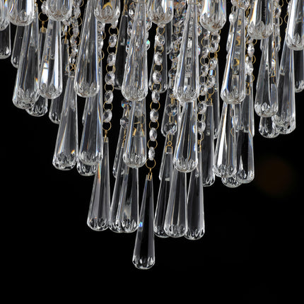 BX2- Gold Crystal Chandeliers,Large Contemporary Luxury Ceiling Lighting for Living Room Dining Room Bedroom Hallway - Likeshoppe 