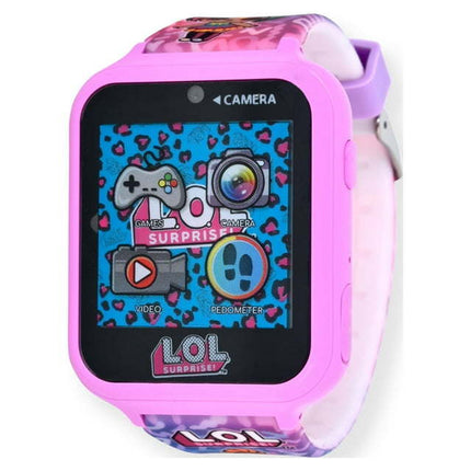 CB17- MGA Entertainment LOL Surprise! Unisex Children Smart Watch Headphone Set Silicone Purple (LOL40193WMC) - Likeshoppe 