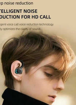 Bluetooth 5.1 Wireless Earbuds with Ear Hook – Stereo Headphones Hands-Free Headset