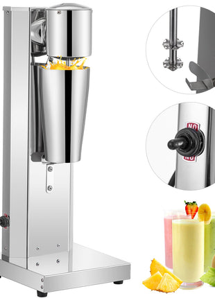 Likeshoppe Stainless Steel Milkshake Maker – 2-Speed Electric Milkshake Mixer for Smoothies &amp; Shakes
