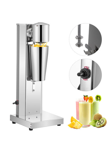 Likeshoppe Stainless Steel Milkshake Maker – 2-Speed Electric Milkshake Mixer for Smoothies &amp; Shakes