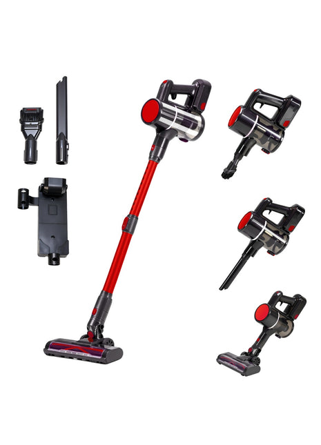 Cordless Vacuum Cleaner – Lightweight Rechargeable Stick Vacuum with LED Light