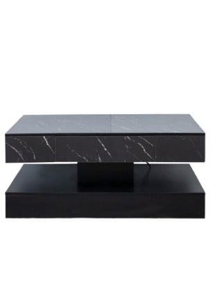 Likeshoppe 16.93IN High LED Coffee Table,Modern Coffee Table For Living Room