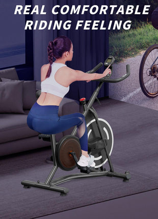 Indoor Exercise Bike for Home Gym – Magnetic Resistance Fitness Bike with Digital Display