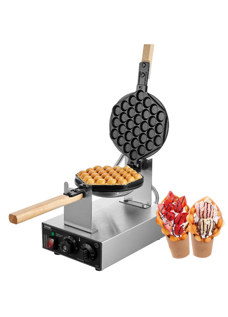 Likeshoppe Choice-Commercial Bubble Waffle Maker Egg Pancake Baker Machine 1400W Non-Stick
