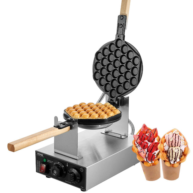 Likeshoppe Choice-Commercial Bubble Waffle Maker Egg Pancake Baker Machine 1400W Non-Stick