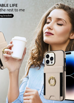 iPhone 15 Pro Max Ring Grip Case – Shockproof TPU Camera Ring Phone Cover