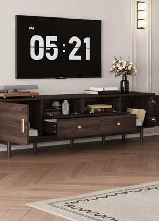 76 Inch TV Stand with Storage – Modern Entertainment Center for TVs Up to 85"