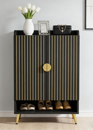 Likeshoppe 7 Tier Shoe Storage Cabinet with Doors – Adjustable Shoe Rack Organizer for Entryway
