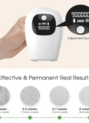 Professional IPL Laser Hair Removal Device – 900,000 Flashes Painless Epilator for Women & Men