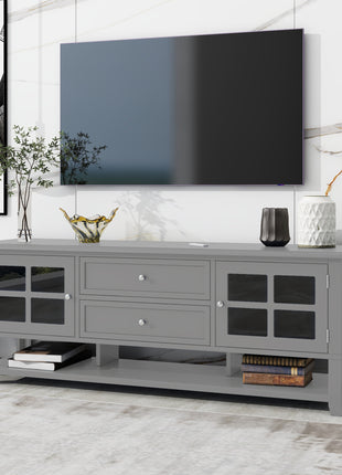 60 Inch TV Stand with Storage Cabinet – Modern Entertainment Center for Living Room