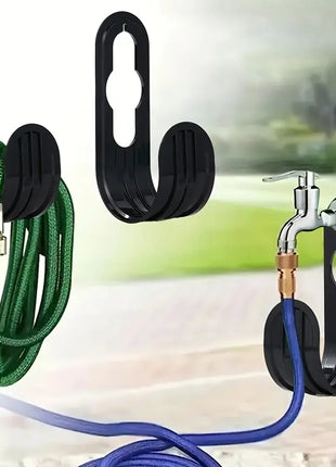 2PCS Garden Hose Hanger – Wall Mounted Hose Holder for Outdoor Storage