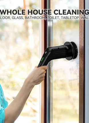 Electric Cleaning Brush Cordless Spin Scrubber with Extendable Handle for Bathroom Kitchen & Tile Cleaning