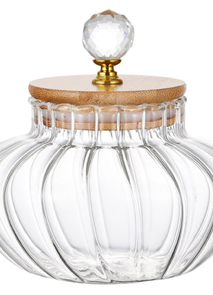 High Borosilicate Glass Airtight Storage Jar – Heat Resistant Coffee Bean & Kitchen Pantry Container