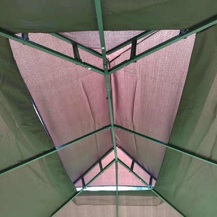 AG14- 13x10 Outdoor Patio Gazebo Canopy Tent With Ventilated Double Roof And Mosquito net(Detachable Mesh Screen On All Sides); Suitable for Lawn;  Garden;  Backyard and Deck; - Likeshoppe 