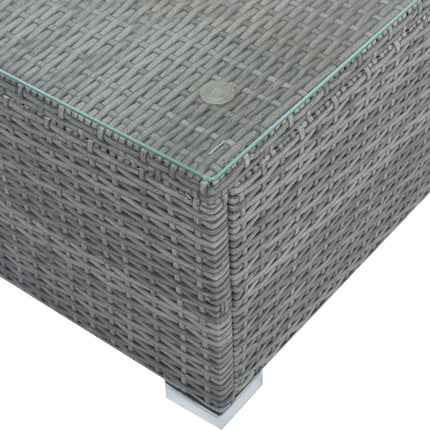 PX7- 8-Pieces Outdoor Patio Furniture Sets;  Garden Conversation Wicker Sofa Set;  Single Sofa Combinable - Likeshoppe 