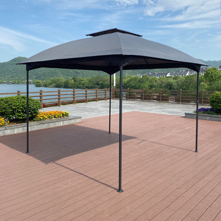 AG16- 10x10 Ft Outdoor Patio Garden Gazebo Canopy, Outdoor Shading, Gazebo Tent With Curtains - Likeshoppe 