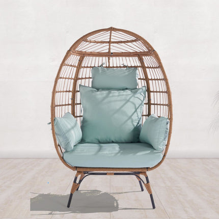 PY3- Outdoor Garden Rattan Egg Swing Chair Hanging Chair - Likeshoppe 