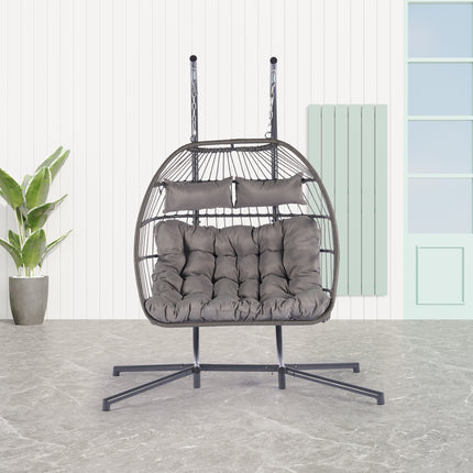 PY2- Outdoor Rattan Furniture Hanging Chair Egg Chair - Likeshoppe 