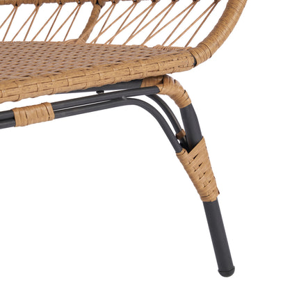 PY3- Outdoor Garden Rattan Egg Swing Chair Hanging Chair - Likeshoppe 