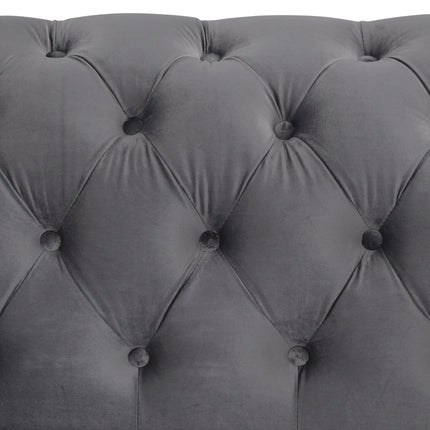 F1 82\" Mid Century Modern Sofa with Rubber Wood Legs; Velvet Upholstered Sofa Couch; Sofa with Thick Removable Seat Cushion;  3 Seater Sofa Couch for Living Room - Likeshoppe 