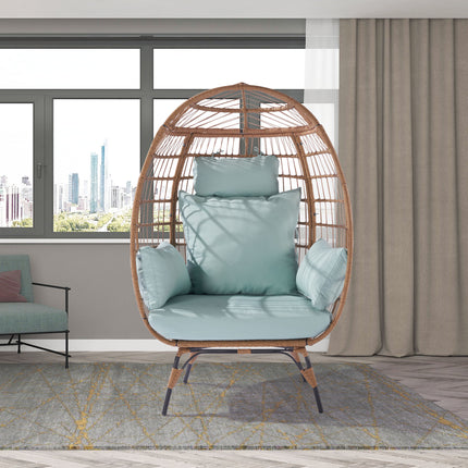 PY3- Outdoor Garden Rattan Egg Swing Chair Hanging Chair - Likeshoppe 