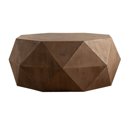 C1- 38"Three-dimensional Embossed Pattern Design American Retro Style Coffee Table - Likeshoppe 