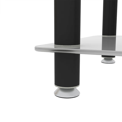 ST2- 1-Piece Side Table ;  2-Tier Space End Table ; Modern Night Stand;  Sofa table;  Side Table with Storage Shelve - Likeshoppe 