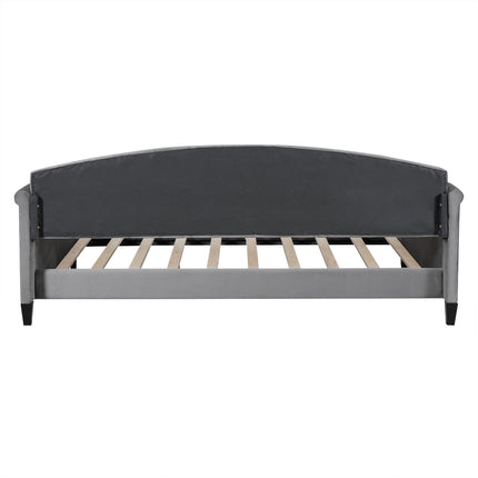 BR7- Modern Luxury Tufted Button Daybed, Full, Gray (Old SKU: SM001009AAE) - Likeshoppe 