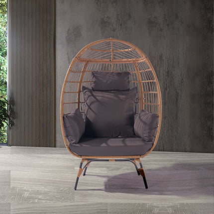 PY3- Outdoor Garden Rattan Egg Swing Chair Hanging Chair - Likeshoppe 