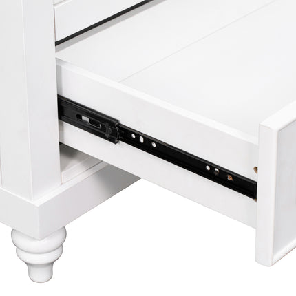 PT7- 30" Bathroom Vanity with Sink;  Combo;  Cabinet with Doors and Drawer;  Solid Frame and MDF Board;  White - Likeshoppe 