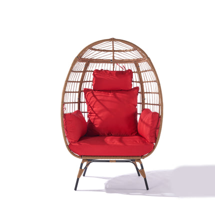 PY3- Outdoor Garden Rattan Egg Swing Chair Hanging Chair - Likeshoppe 