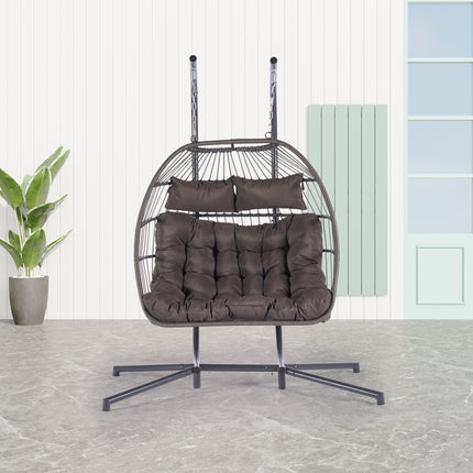 PY2- Outdoor Rattan Furniture Hanging Chair Egg Chair - Likeshoppe 