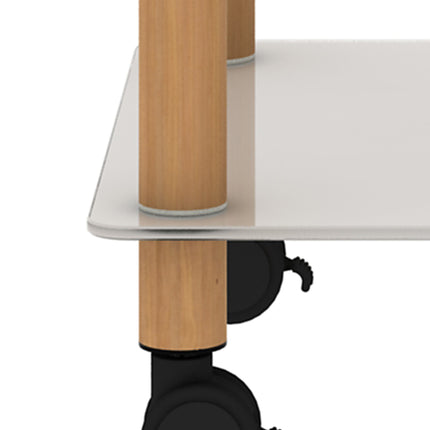 ST2- 1-Piece Side Table ;  2-Tier Space End Table ; Modern Night Stand;  Sofa table;  Side Table with Storage Shelve - Likeshoppe 