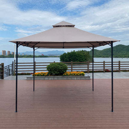 AG4- 10x10 Ft Outdoor Patio Garden Gazebo Canopy, Outdoor Shading, Gazebo Tent With Curtains - Likeshoppe 