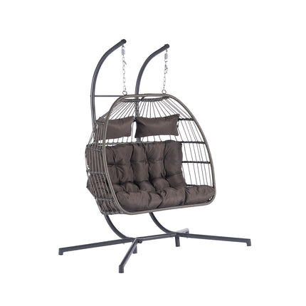 PY2- Outdoor Rattan Furniture Hanging Chair Egg Chair - Likeshoppe 