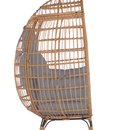 PY3- Outdoor Garden Rattan Egg Swing Chair Hanging Chair - Likeshoppe 