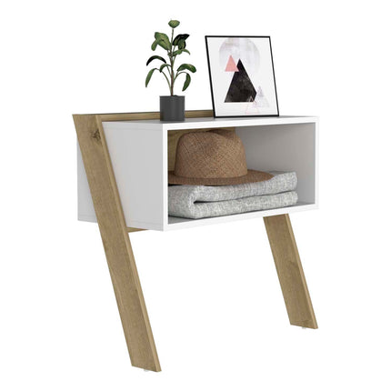 PE6- Denver Nightstand; One Open Shelf; Superior Top - Likeshoppe 