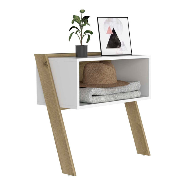 PE6- Denver Nightstand; One Open Shelf; Superior Top - Likeshoppe 